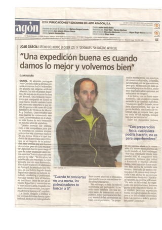Diario del Alto Aragon 22.10.2012