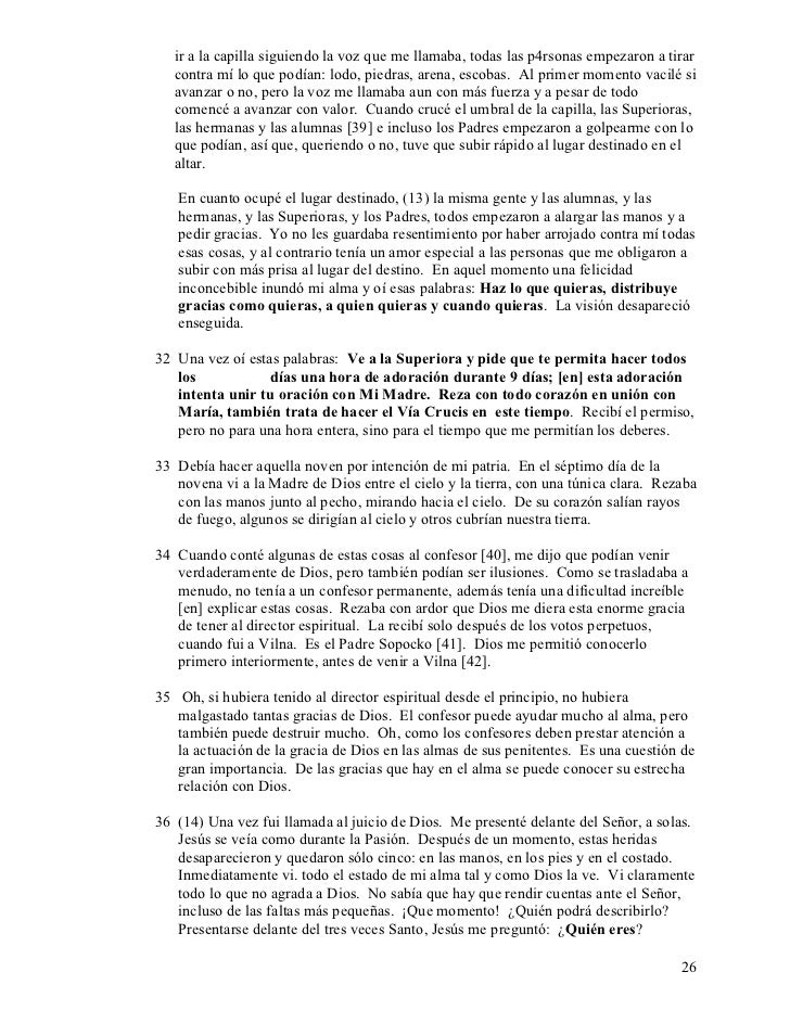 diario de santa faustina pdf