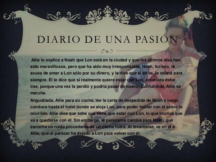 Diario de una pasión