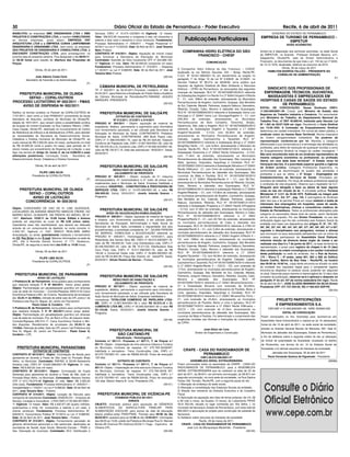 2                                                       Diário Oficial do Estado de Pernambuco - Poder Executivo                                        Recife, 6 de abril de 2011

                                                                     TESTE DO PEZINHO


Saúde orienta mães a buscarem
 resultado de triagem neonatal                                                                                                                                      F OTO : B ANCO   DE IMAGENS /SEI


Mais conhecida como teste do
pezinho, a triagem neonatal é um
procedimento tido por especia-
listas como um dos mais impor-
tantes para a saúde dos recém-
nascidos. É realizado na pri-
meira semana de vida e serve pa-
ra detectar precocemente várias
doenças que poderão interferir
na vida do bebê.

N
        o entanto, muitas famílias deixam de pegar o resul-
        tado do exame. Diante disso, a Secretaria Estadual
        de Saúde - SES está alertando os pais para a neces-
sidade de buscar os testes nas unidades de saúde onde foram
realizados. Em alguns pontos de coleta, há testes feitos há
mais de 10 anos que nunca chegaram a ser analisados por
um médico. “Os postos de coleta só entram em contato com
as mães quando o teste do pezinho tem alguma alteração,
para que novos exames sejam feitos. Contudo, os testes
negativos também precisam estar em poder das mães, para
que o resultado seja mostrado ao pediatra que acompanha a
criança”, disse a coordenadora de Triagem Neonatal da         MESMO quando apresenta resultados negativos, o teste do pezinho deve ser encaminhado ao pediatra do recém-nascido
Secretaria Estadual de Saúde, Pérola Ayres.
   O teste faz parte do Programa de Triagem Neonatal, do      o diagnóstico clínico, novos exames e, se preciso, o         fígado respectivamente, e que precisam ser tratados cedo,
Ministério da Saúde. “Ele consiste na coleta de sangue do     tratamento”, explicou Pérola Ayres.                          porque podem levar a complicações mentais e atrasos no
calcanhar do recém-nascido. O material de triagem é ana-          O exame, que atinge 64% das crianças nascidas na rede    crescimento da criança. O teste também pode detectar a
lisado no Laboratório Central de Pernambuco - Lacen-PE,       pública do Estado, consegue detectar três doenças. O hipo-   anemia falciforme, uma deficiência nos glóbulos vermelhos
e os portadores de resultados positivos são encaminhados      tireoidismo e a fenilcetonúria congênito, que são provo-     que pode causar crises de dores, infecções, febre, retenção de
ao serviço de referência, no Hospital Barão de Lucena, para   cados por causa de enzimas deficitárias na tireóide e no     sangue nos membros, olhos amarelados e úlceras nas pernas.



     Banco de Leite pede doação                                                                                                      MUNICÍPIOS SÃO
    de potes de café e de maionese                                                                                            ORIENTADOS PARA
   O Banco de Leite
                                                                             F OTO : B ANCO   DE IMAGENS /SEI

                                                                                            bém devem ligar para
                                                                                                                            RECEBER VERBA FEDERAL
do Hospital Agame-                                                                          o (81) 3184.1690 ou               Técnicos da Secretaria Estadual de Saúde participaram, on-
                                                                                            3184.1653, informar            tem, de reunião com representantes de 34 municípios para dis-
non Magalhães pede a
                                                                                                                           cussão de instrumentos de planejamento do SUS - PlanejaSUS.
doação de potes de vi-                                                                      seus dados e receber
                                                                                                                           O evento, no Orange Praia Hotel, em Itamaracá, foi organi-
dro de café solúvel ou                                                                      as recomendações de
                                                                                                                           zada após a pactuação, em reunião da Comissão Bipartite -
de maionese, ambos                                                                          higiene para a reti-
                                                                                                                           CIB sobre o repasse de recursos do Ministério da Saúde
com tampa plástica,                                                                         rada do leite.                 diretamente para os municípios. A ideia é fortalecer as ações
para armazenamento                                                                              Após o contato, a          de planejamento no Estado e, consequentemente, aumentar a
de leite. O material é                                                                      equipe do próprio              capacidade de gestão municipal.
usado para guardar o                                                                        hospital vai até a ca-            Os municípios a serem contemplados com o recurso serão
alimento doado à uni-                                                                       sa da doadora para             aqueles com até 20 mil habitantes que, até o final de 2010, não
dade, referência na                                                                         fazer a coleta. Em se-         haviam informado à CIB estadual qual a situação de apro-
área neonatal do Esta-                                                                      guida, o material é            vação dos Relatórios Anuais de Gestão 2008. Eles irão receber
do. Atualmente, o es-                                                                       analisado por uma              R$ 20 mil como repasse do Ministério da Saúde para agilizar
toque de tais recipien-                                                                     bióloga e pasteuri-            os trabalhos de planejamento de gestão municipal.
tes está zerado.                                                                            zado no hospital, o               “Para receber os recursos, os municípios precisam fazer
   “Os potes de azei-                                                                       que elimina chances            um plano de ação, informando como irão utilizá-los. Esse tra-
tona e de requeijão                                                                         de infecção por bac-           balho começou a ser feito em parceria com a SES e o Con-
não servem, por te- POTES de vidro são utilizados como embalagem no Banco de Leite do HAM térias, sem compro-              selho dos Secretários Municipais de Saúde já nesse evento”,
rem tampa de ferro, o                                                                        meter a sua qualida-          afirmou a gerente de Gestão Municipal da SES, Penha Rodri-
que pode prejudicar a qua- nete Pinheiro. Ela informou ligando para o (81) 3184.1690. de nutricional. As mães que          gues. Outra condição para o recebimento da verba é a adesão
lidade do leite”, explicou a ainda que as doações podem     As mulheres que produ- desejarem também podem                  ao Pacto pela Saúde ou apresentação de um cronograma de
coordenadora de Aleitamen- ser feitas no próprio Hospi- zem leite em excesso e que- se dirigir ao hospital para            adesão. Segundo Penha Rodrigues, atualmente, mais de 60%
to Materno do HAM, Dulci- tal Agamenon Magalhães ou rem doar o alimento tam- fazer a doação no local.                      dos municípios do Estado já aderiram ao pacto.
 