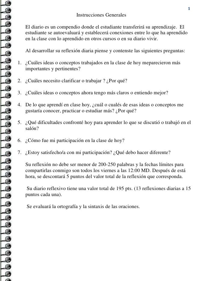 preguntas guias para un diario reflexivo diario reflexivo 6 preguntas guias para un diario reflexivo diario reflexivo 6