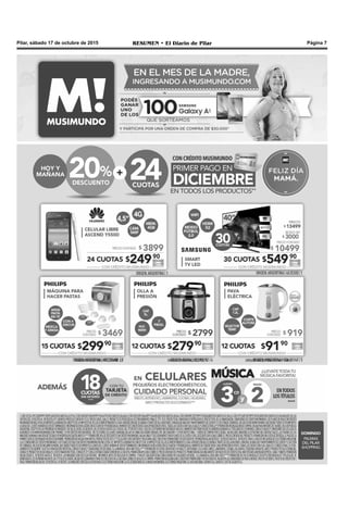 Pilar, sábado 17 de octubre de 2015 RESUMEN • El Diario de Pilar Página 7
 