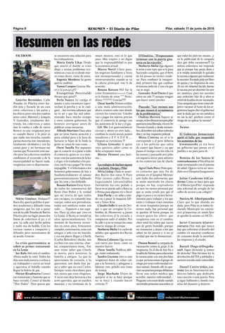 Con la Tabla Anual en Belvedere - Diario Cambio Salto : Diario