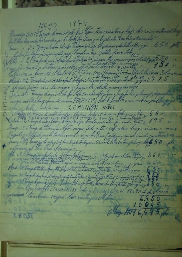 Diari Paco Mariana 1974