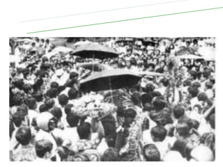 Ribuan peminat yg memberi penghormatan  dan meratapi pemergiannya ....  