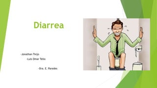 Diarrea
-Jonathan Trejo
-Luis Omar Tello
-Dra. E. Paredes
 