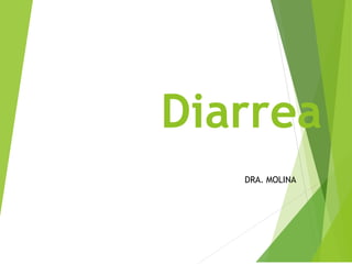 Diarrea
DRA. MOLINA
 