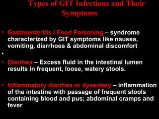 Git Infections Diarrhea clinical diagnosis | PPT