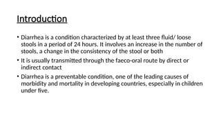 Prevalence and Prevention of Diarrhea in Children Under Five in ...