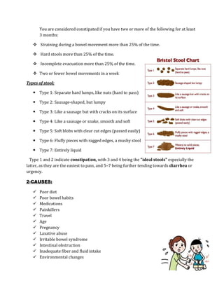 Diarrhea & constipation | DOCX