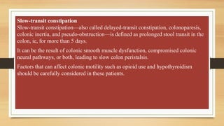 Diarrhea & constipation by dr mohammed hussien | PDF