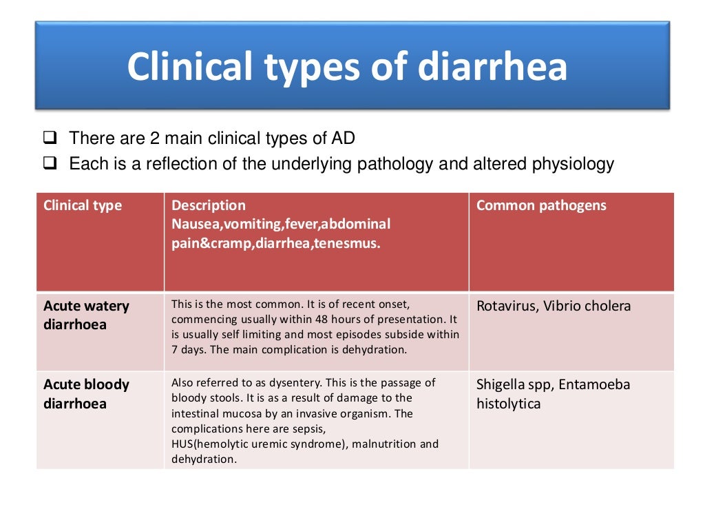 Diarrhea in children