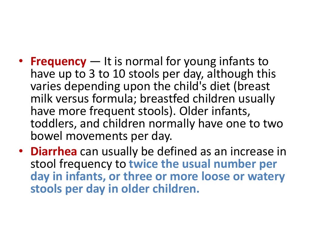 Diarrhea in children
