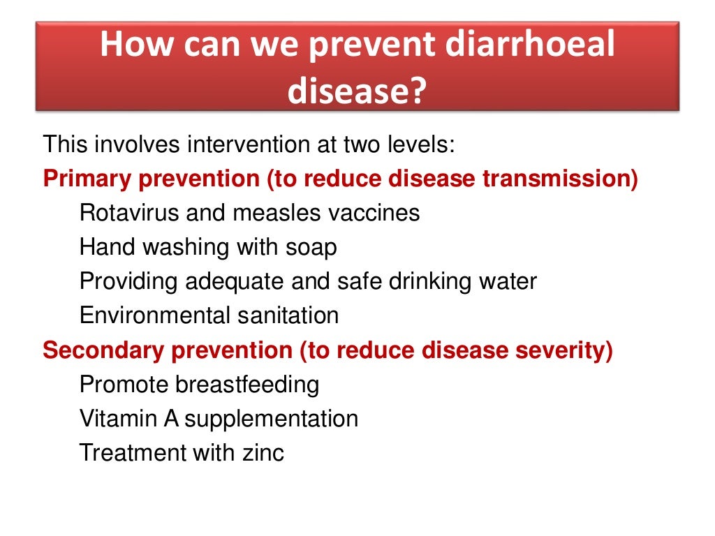 Diarrhea in children