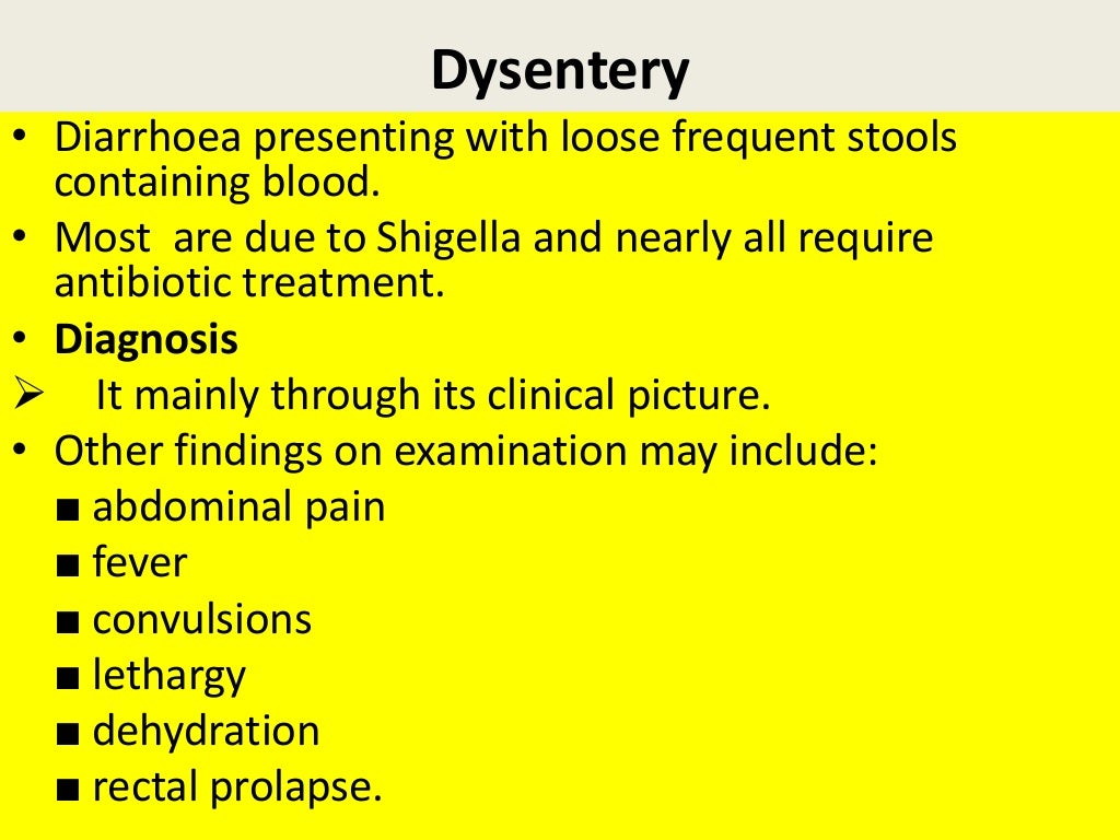 Diarrheal diseases in children