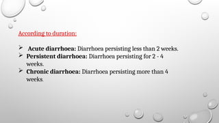 DIARRHOEA.pptx.. About Diarrhoea presentation | PPTX