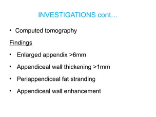 DIARRHOEA & APPENDICITIS gi problems s | PPTX