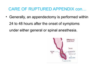 DIARRHOEA & APPENDICITIS gi problems s | PPTX