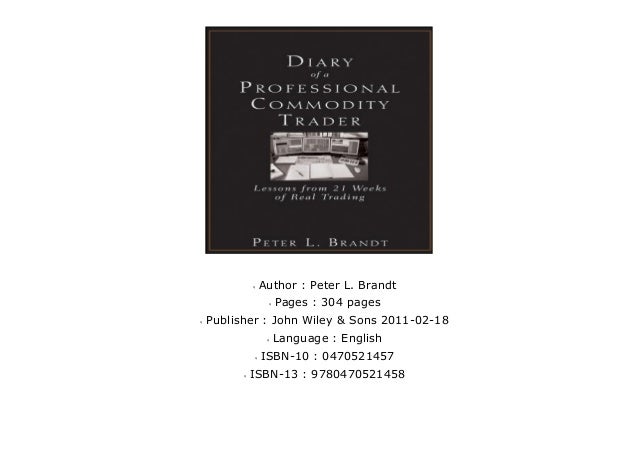 Diary Of A Professional Commodity Trader Italiano
