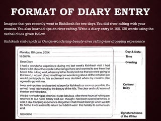 Diary Entry - ENGLISH (WRITING PART).pptx