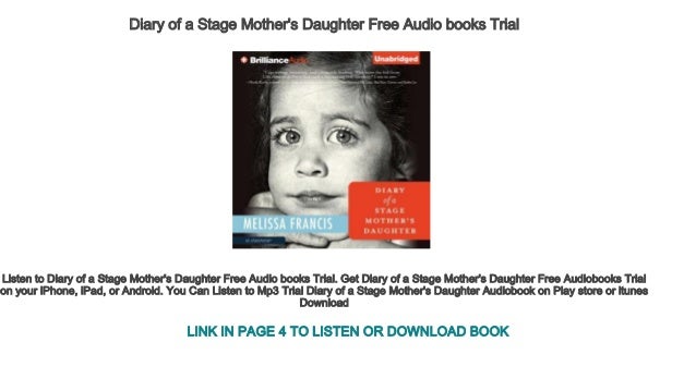 Diary Of A Stage Mother Diary Of A Stage Mother