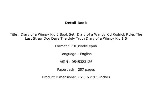 Kindle Library Diary Of A Wimpy Kid 5 Book Set Diary Of A Wimpy K