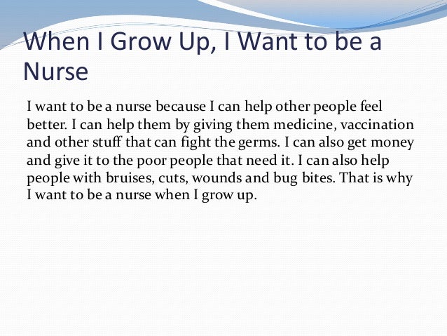 i want to be a nurse because barca fontanacountryinn com i want to be a nurse because