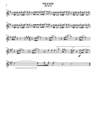 &
#42
‰ œœ œ œ œ^ œœ œ œ^
‰ œœœ œ œ^ œ œ œ œ^
‰ œœ œ œ œ^ œœ œ œ^
‰ œœœ œ œ^ œœ œ œ^
&
#46
‰ œœœ œ œ^ œœ œ œ^
‰ œœœ œ œ^ œœ œ œ^
‰ œœ œ œ œ^ œœ œ œ^
‰ œ œœ œ œ^ œœ œ œ^
&
# ##
#
..
50
œœœ^
Œ Ó Œ œœœ ˙ Œ œœœ ˙ Œ œœ œ ˙
Œ œœœ ˙
&
### ..
55
Œ œœœ ˙ Œ œœœ ˙
Œ œ œ œ
1..œ œœ˙
ƒ
2.
œ Œ œ^ œ œ œ .œ
&
###60
.˙ œ œ> œ> œ^
Œ Ó
2
DAYS OF ELIJAH
[Alto Sax. 2]
 