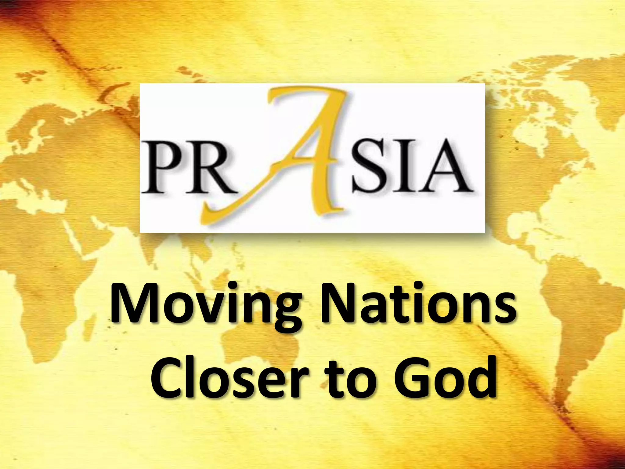 Moving Nations
 Closer to God
 