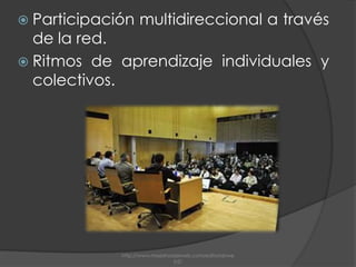 Escribir, colaborar en la producción de contenidos por medio de Wikis, Blogs entre otras herramientas.http://www.maestrosdelweb.com/editorial/web2/