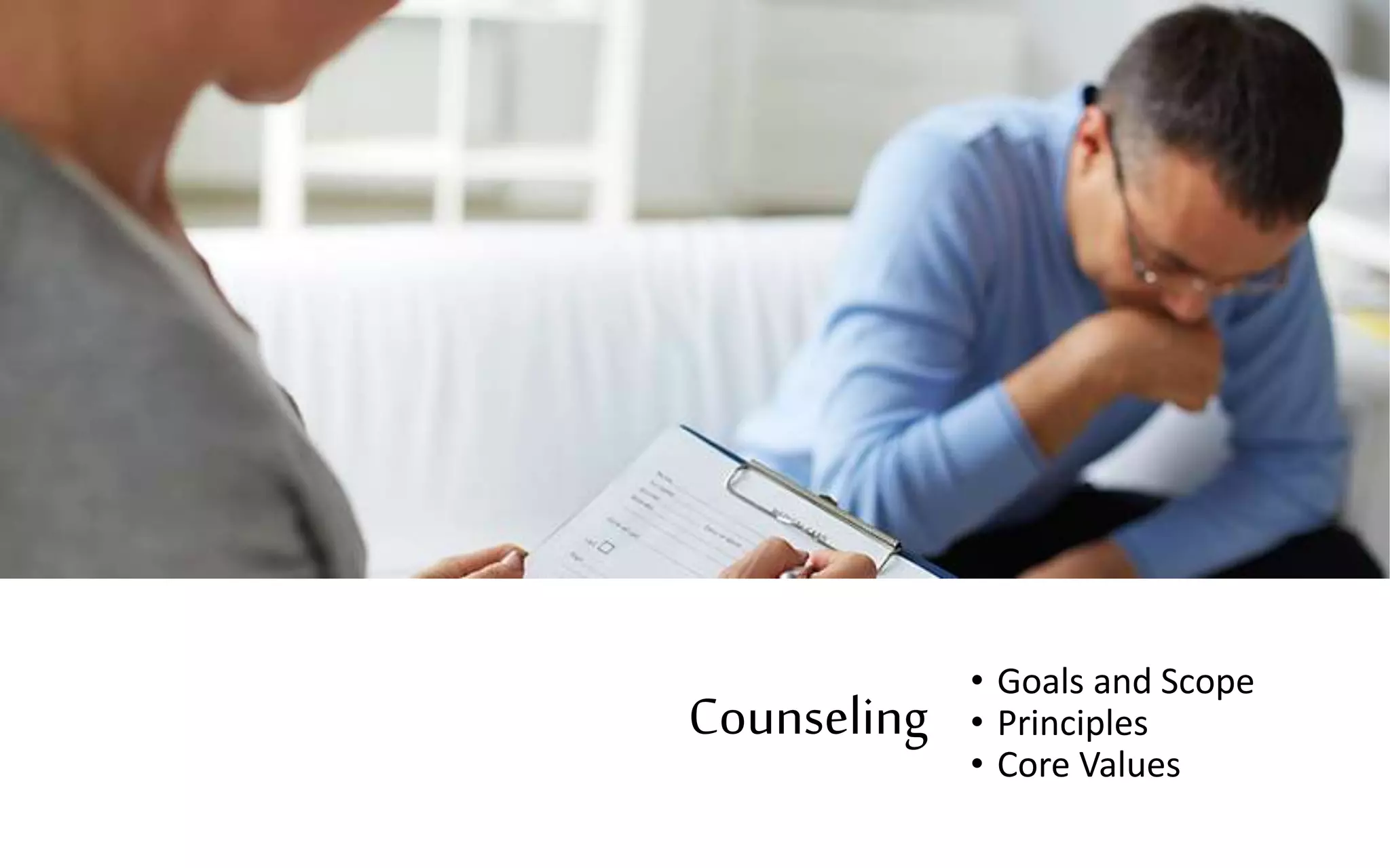 Scope Discipline DIASS - The Discipline of Counseling - Definitions, Context and ...