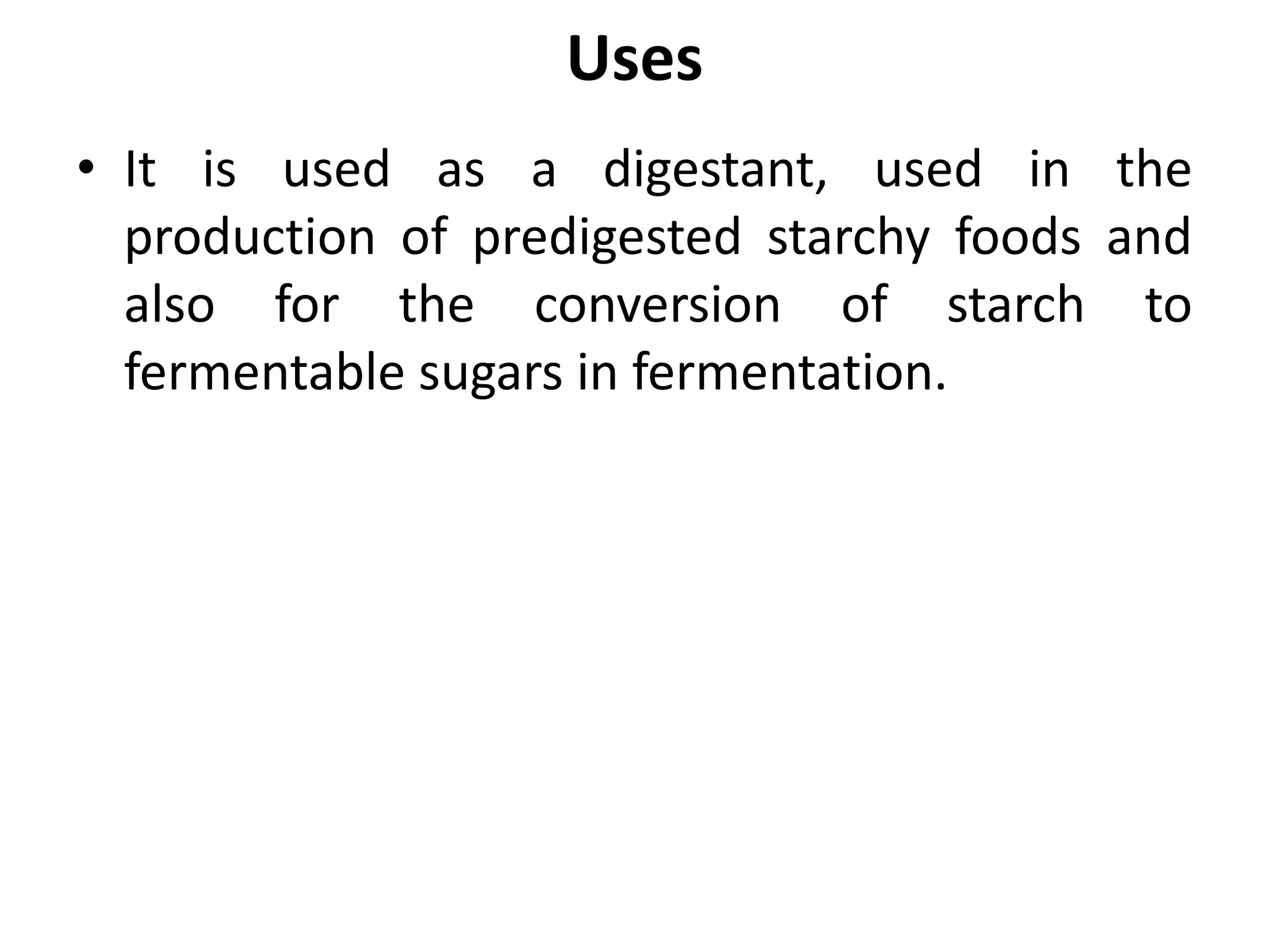 DIASTASE Enzyme- Amylase | PPTX