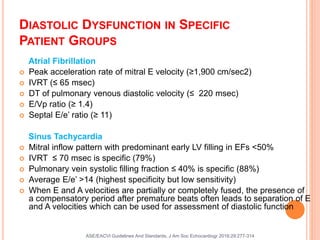 Diastolic Dysfunction 2016 | PPTX