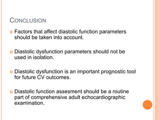 4.5 A Simple Approach to Diastolic Dysfunction