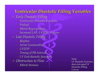 Left Ventricular Diastolic Dysfunction | PDF