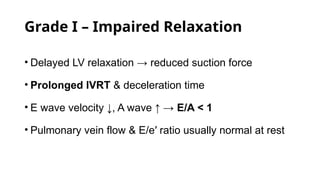 Ivrt Normal Values Comprehensive Evaluation of Left Ventricular Diastolic Dysfunction ...