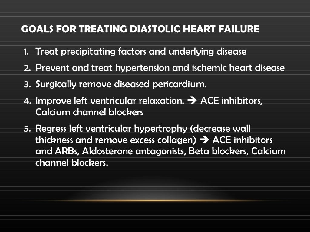 Diastolic heart failure