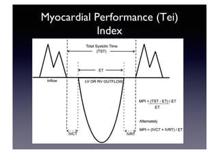 Tei Normal Echocardiographic Evaluation of LV Diastolic Function | PDF