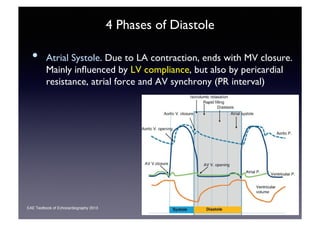 Echocardiographic Evaluation of LV Diastolic Function | PDF