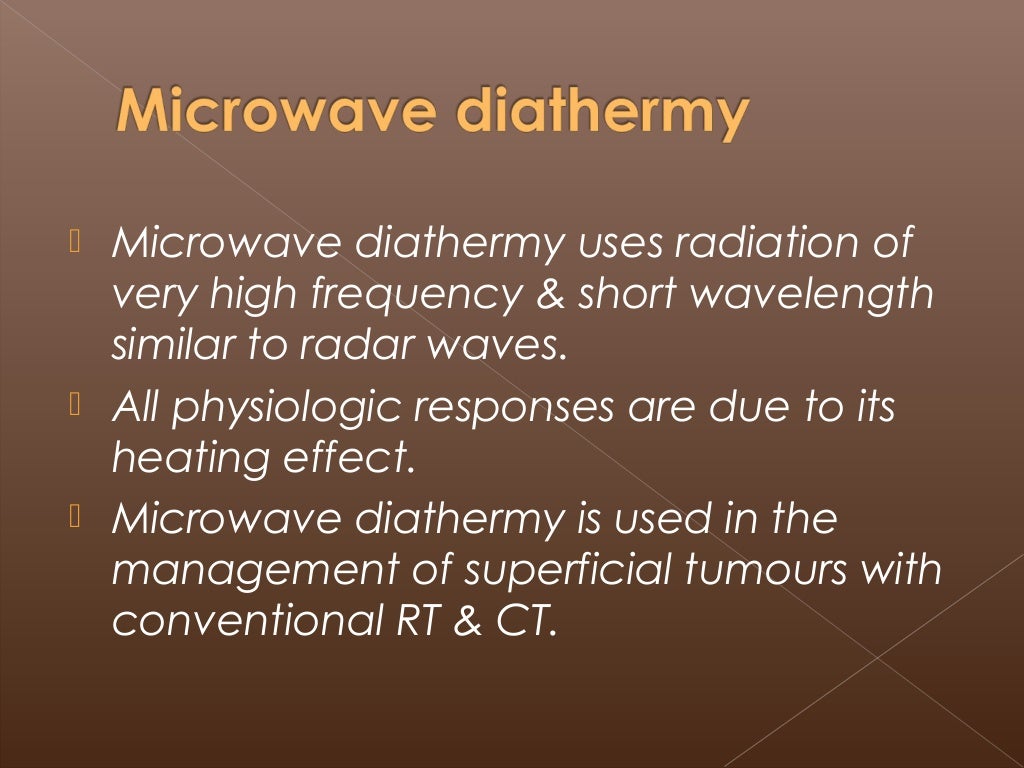 Diathermy in Surgery
