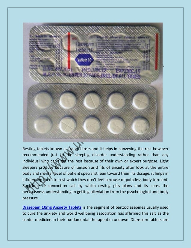 Buy diazepam tablets online