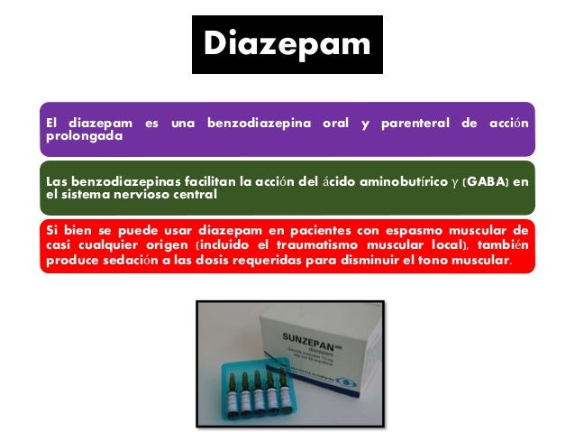 Diazepam utiliza se es que el para que y