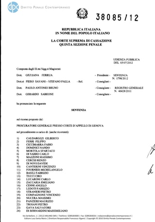 Via Serbelloni, 1 | 20122 MILANO (MI) | Telefono: 0289283000 | Fax: 0289283026 | redazione@penalecontemporaneo.it |
  Edit...