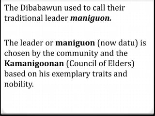 Dibabawun | PPTX