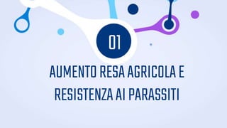 AUMENTORESAAGRICOLAE
RESISTENZAAIPARASSITI
01
 