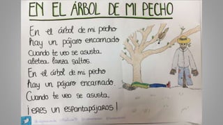 ¡Dibújame un poema que me sepa a gloria|