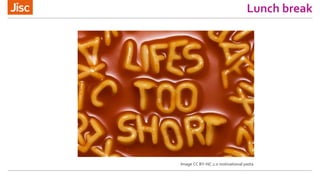 Lunch break
Image CC BY-NC 2.0 motivational pasta
 