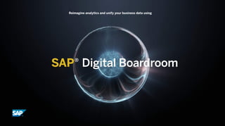 Reimagine analytics and unify your business data using
 