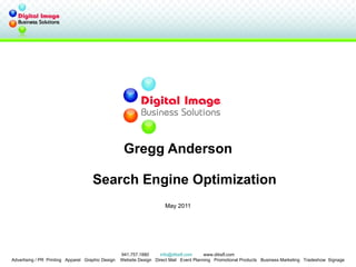Gregg Anderson Florida Public Relations Association W Search Engine Optimization May 2011 