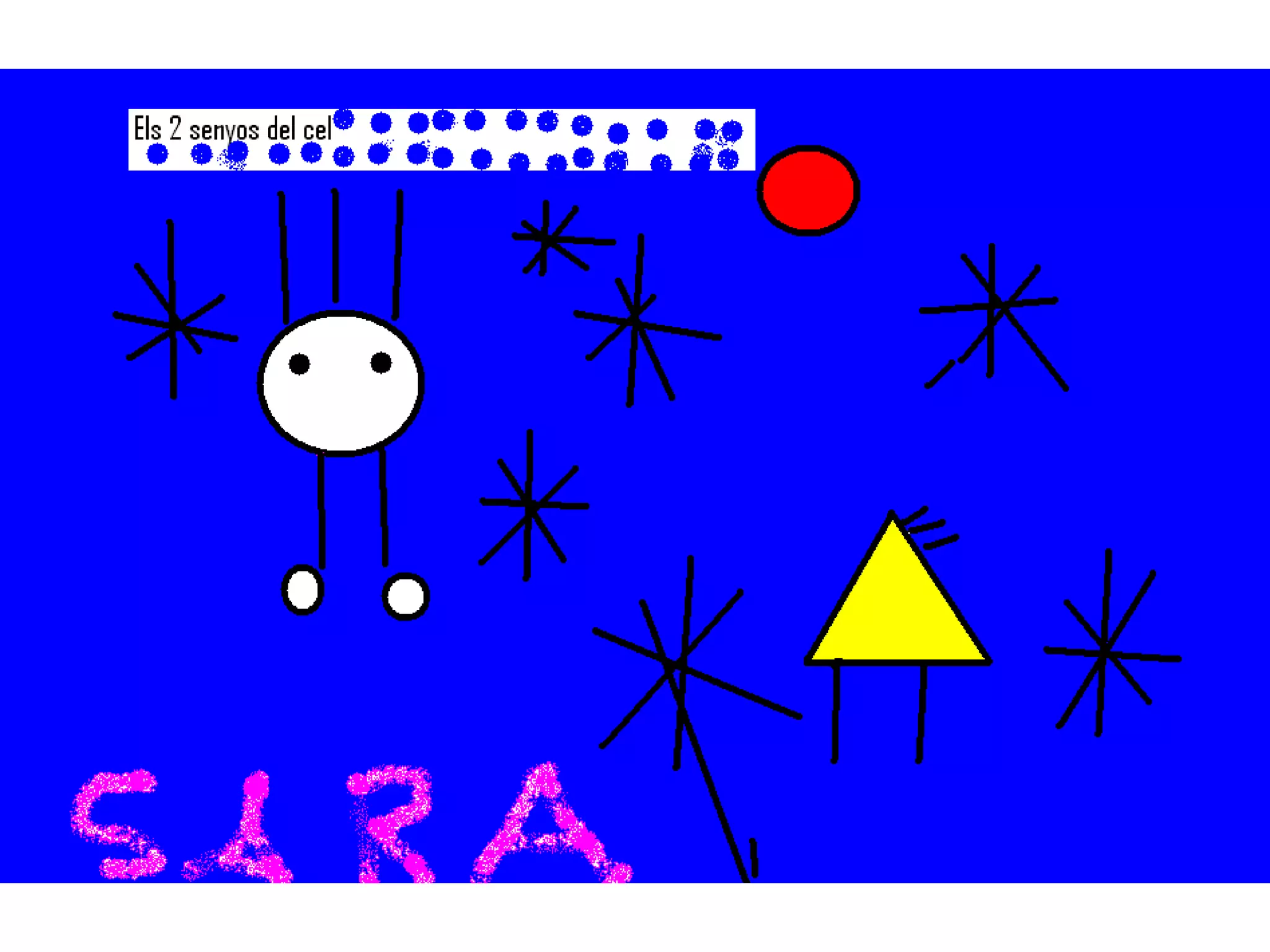 Dibuixos de miró per 1r b